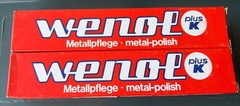WENOL Red Metal Polish 100 Grams each Made IN Germany Old Stock 2 Tubes