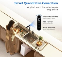 Waterdrop X12 Alkaline Mineral pH+ Reverse Osmosis System,1200 GPD Fast Flow RO