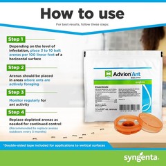 12 Count Bag Advion Ant Bait Arena Stations Pest Control Syngenta ANTS