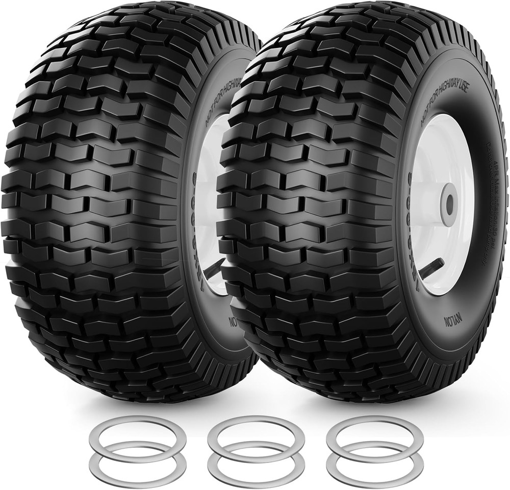 15X6.00-6Nhs Lawn Mower Tires and Wheels, Riding Lawn Mower and Garden Tractor F