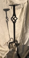 Gorgeously Aged Freestanding Floor Candlestick Holder for Taper Candle 16-20in