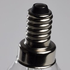 Satco S21340 LED Filament Tube 120V 2.8W =25W T6 Candelabra E12 2700K Warm White