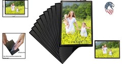 8 Pack Magnetic Photo Frames 2.5×3.5 Inches For Refrigerator Metal Surfaces