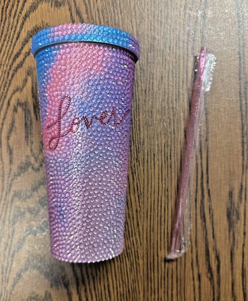 Taylor Swift – Lover Tumbler Rhinestones Official Taylor Swift Merch! New!
