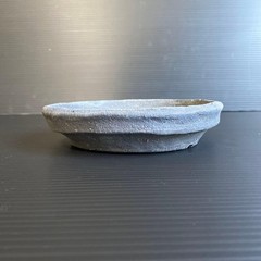 Japanese Bonsai Pot Tokoname 17cm ×17cm Height 4cm Round 礼峰 Vintage Japan
