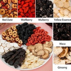 Ginseng Five Treasure Tea Herbal Wellness Blend–500g(100Bags) Free Shipping