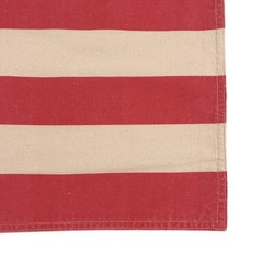 100% Cotton Printed Flag, Made in USA, Vintage Style Faded American Peace Sign