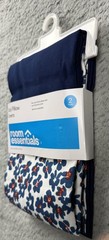 Room Essentials Body Pillow Covers 2 Pack 20×52 Navy Floral Machine Washable