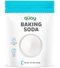 Quay Naturals Pure Baking Soda 1lb – Aluminum-Free, 16 Ounce (Pack of 1)