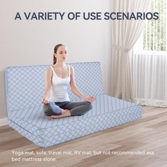 Begonia.K Memory Foam Sofa Bed Mattress Replacement, Full Queen Pull Out Couch