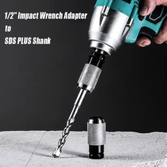 1/2″ Converts to SDS PLUS Converter Adapter for Drills / Impact Wrench 1PCS