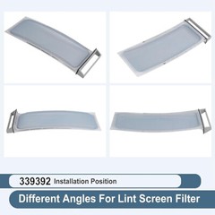 2025 NEW 339392 Dryer Lint Screen replacement for Roper, Kenmore, Whirlpool