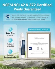 AQUA CREST RV Filter, RV Inline Hose Water Filter,Garden and Camper Water Filter