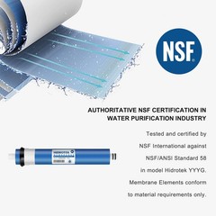 Geekpure 150 Gpd Reverse Osmosis Ro Replacement Membrane Filter-Nsf