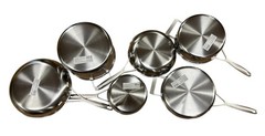 READ DESCRIPTION- Demeyere Essential 5-ply 10-pc Stainless steel Cookware Set