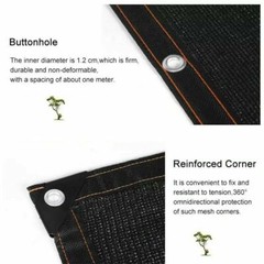 70% Shade Cloth Anti-Aging Sun Mesh UV Resistant Net Sunblock Plant Garden Tarp