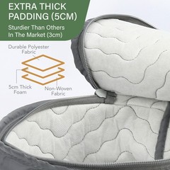 China Storage Containers Quilted 5 Piece Set Chinaware Dinnerware Storage Case