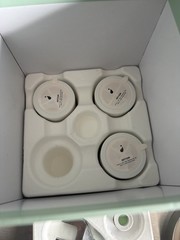 Jolie Filtered Showerhead Annual Pack w/ 3 Total Filter Refills Brushed Steel