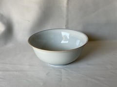 Ceramic beautiful white porcelain Bowl (19.5cm / 7.68 in) Second Grade