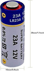 5 Count A23 A23G 12V Alkaline Battery For Remote Control Garage Doors Opener