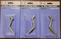 Danco 1-3/4 in Metal Nickel Silver Window Crank Handle Mobile Home 88132