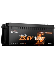 2025 LiTime 24V 100Ah Smart ComFlex LiFePO4 Lithium Battery For Solar RV Marine