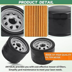 For Kawasaki 49065-0736 Oil Filter Replaces 49065-7007, 49065-0721