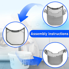 ADQ56656401 Dryer Lint Filter,MCK49049101 Lint Trap Cover Housing for LG Kenmore