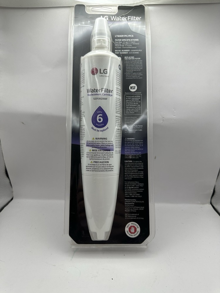 NIP Genuine LG LT600P Refrigerator Water Filter Replacement Cartridge