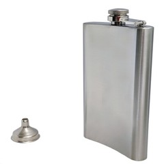 10oz Portable Alcohol Pocket Flask with Funnel Stainless Steel Whiskey Flask