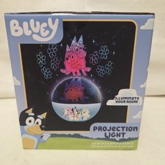 Bluey Color Changing Projection Night Light, Battery Powered, 4.4 in Bluey