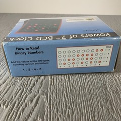Anelace Binary Clock Powers of 2 BCD w/ Manual & Box WORKS