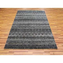 5’x7’1″ Gray 100% Wool Hand Knotted Kohinoor Herrita Oriental Rug R79664