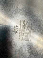 All-Clad Stainless Steel 3.5 qt. Saucepan and Double Boiler And Lid