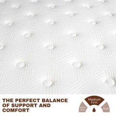 12″ Gel Memory Foam Hybrid Mattress Innerspring Medium Twin Full Queen King Size