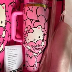 Collab Edition 40Oz/1.18L Summer Cold Drink Insulated Tumbler with Straw