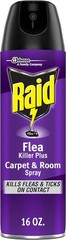 Raid Flea Killer Carpet & Room Spray, Kills hatching 16 Ounce (Pack of 1)