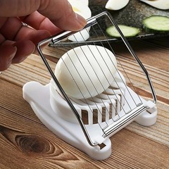 Egg Slicer Stainless Steel Wire Aluminium Egg Cutter Dishwasher Safe Egg Fruit
