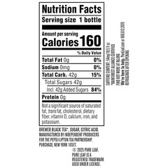 Pure Leaf Iced Tea, Sweet Tea, Real Brewed Tea, 18.5 Fl Oz Bottles (Pack of 12)