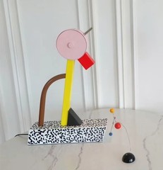 Memphis Milano Style Table Lamp – Modern Abstract LED Desk Light Kid’s Lamps