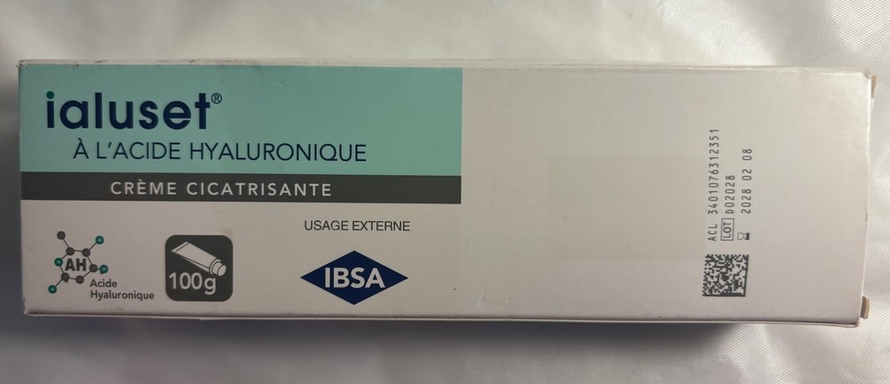 Ialuset Hyaluronic Acid Cream 100g New Exp 02/2028