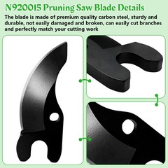 N920015 Replacement Pruner Saw Blade For Dewalt 20V Max Cordless Pruning Shears