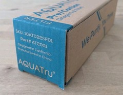 AquaTru AT2001 Pre/Carbon Water Filter Stages 1-2 SEALED In Box – Original OEM