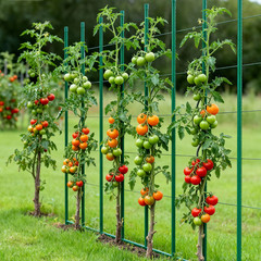 VEVOR 25 Pack Garden Stakes, 70.87-inch Sturdy Plant Support for Vegetables & Cl