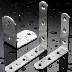 Stainless Steel Corner Brace Joint Angle Brackets Bent L Brackets multifunctio