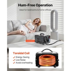Uimoso Voltage Converter Transformer 1000VA for 110V to 220V and 220V to 110V