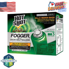 Bug Bomb Indoor Pest Control Fogger–Roaches, Spiders, Flies & Fleas Killer 3Pcs