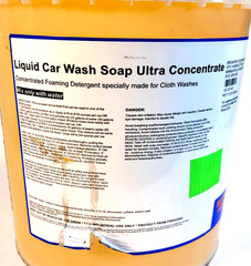 Liquid Car Wash Soap Ultra Concentrate 5 Gallon Commercial Foaming Detergent Buf