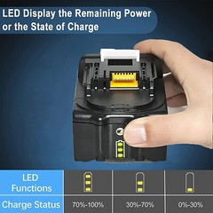 8.0Ah for Makita BL1860B-2 18V LXT Lithium-Ion Battery BL1830 BL1850 *BRAND NEW*