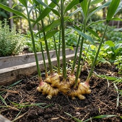 Young Ginger Seeds 100 PCS | Edible Ginger Seeds for Outdoor Garden Growing